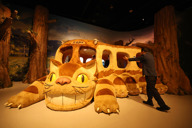 11일 제주 구좌읍 송당리 제주동화마을에서 개막한 ‘스튜디오 지브리전(展) 인 제주’. 연합뉴스