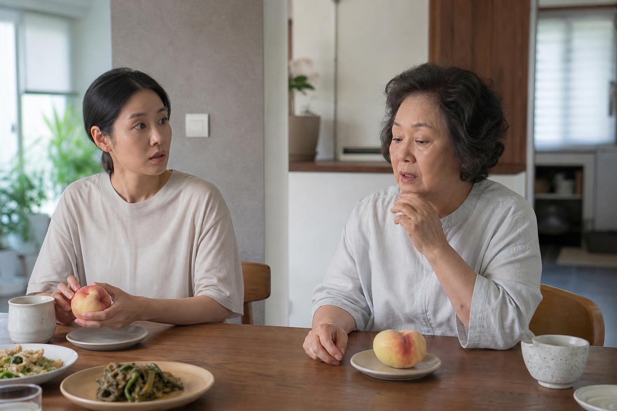 “시댁, 복숭아 껍질 안깎아 먹어”…‘수준차이’ 느꼈다는 며느리