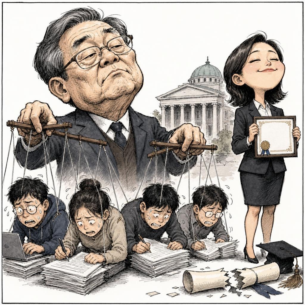 “교수 부모가 또 편법…조국 때와 판박이” 딸 치전원 입시에 제자 동원한 성대 前교수, 징역 3년6월 확정