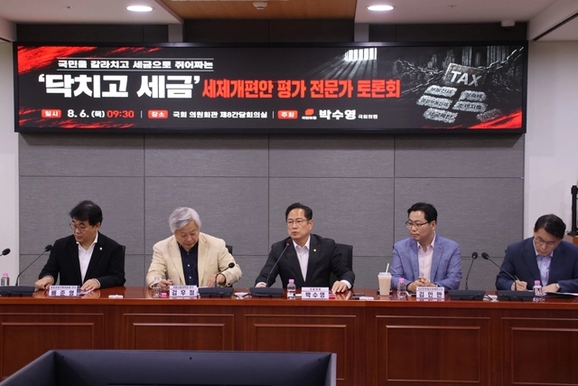 “강남·서초·송파 민주당 안찍었단 증오 과세” 국힘 토론회서 나온 말