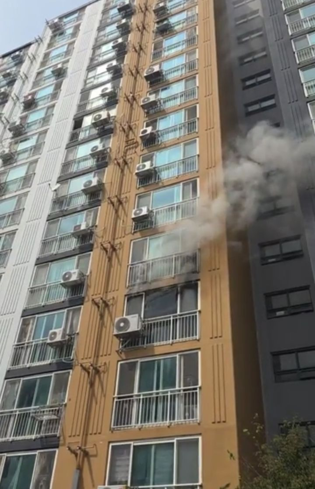 화재 현장. 경기북부소방 제공 영상 갈무리