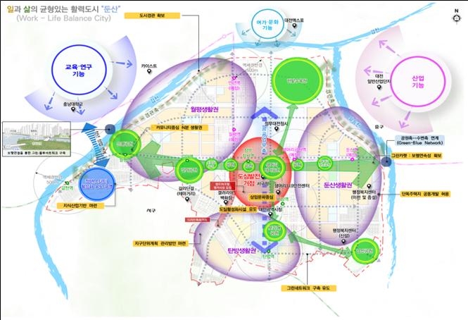 대전 둔산·송촌 도시정비계획 고시… 둔산 4만명 늘려 20만 인구 도시로