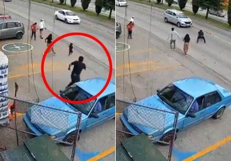 [영상]부모보다 빨랐다… 도로 뛰어들어 여아 구한 아저씨 “아빠로서의 본능” 