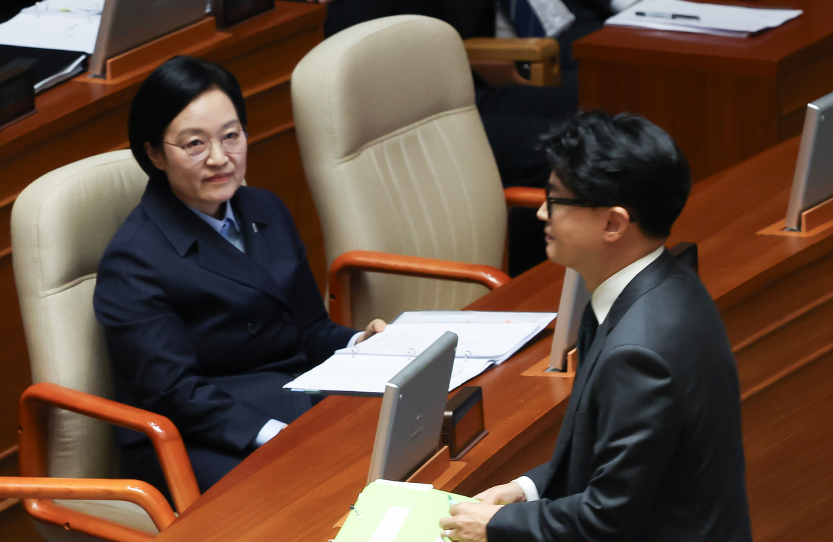 韓총리 “총리실 직원 질문 유감, 사찰인지는 의문”…한동훈 “파면해야”