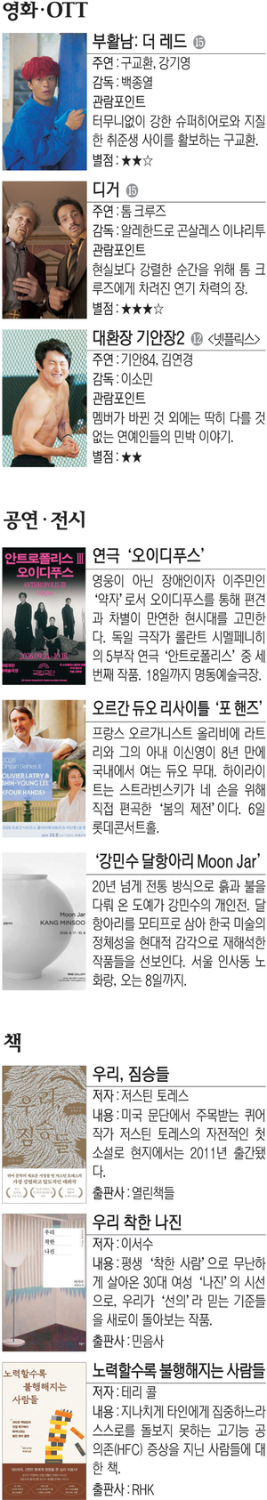 영화 ‘부활남: 더 레드’ 등[Culture Pick]
