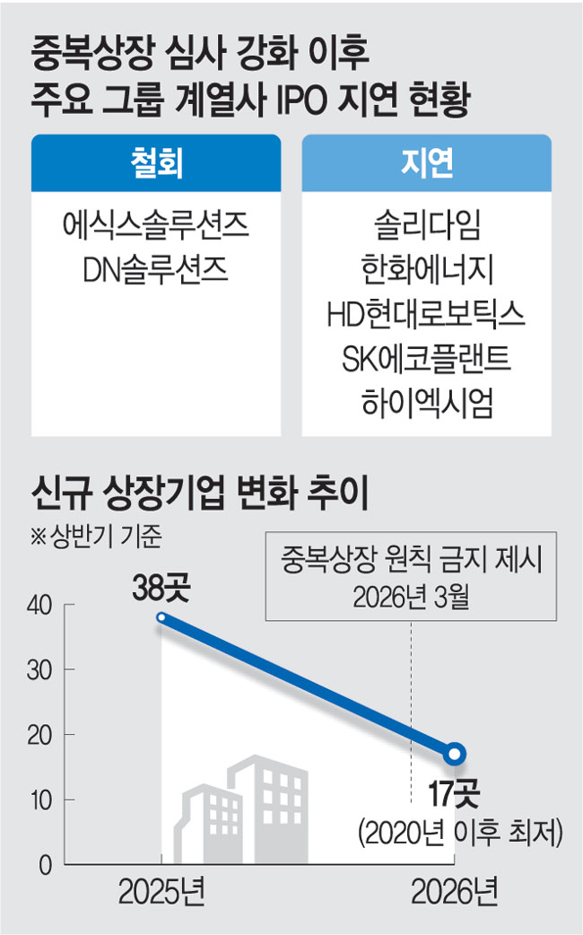 '물적분할 쪼개기' 아닌 중복상장도 규제... 투자시계 멈췄다 - 뉴스 썸네일 이미지