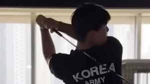 강호동 아들, ‘188㎝ 훈남 골퍼’ 훌쩍 성장 근황