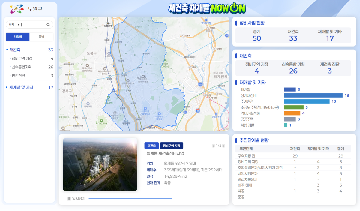 노원구청장이 보는 재건축 현황, 구민도 똑같이 본다…노원구 “홈페이...