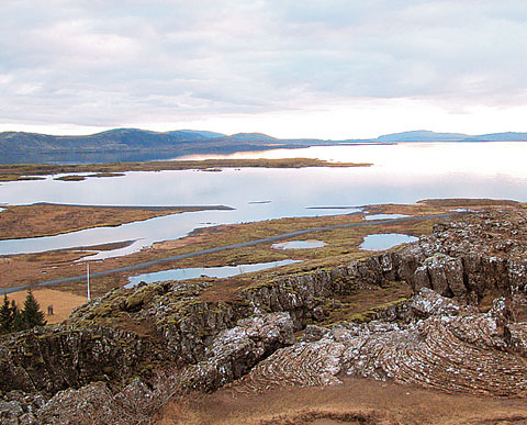 아이슬란드의 팅베릴르 국립공원.