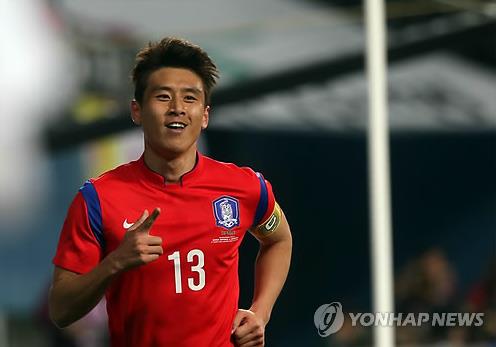 선제골을 터트린 구자철(마인츠).(대전=연합뉴스)