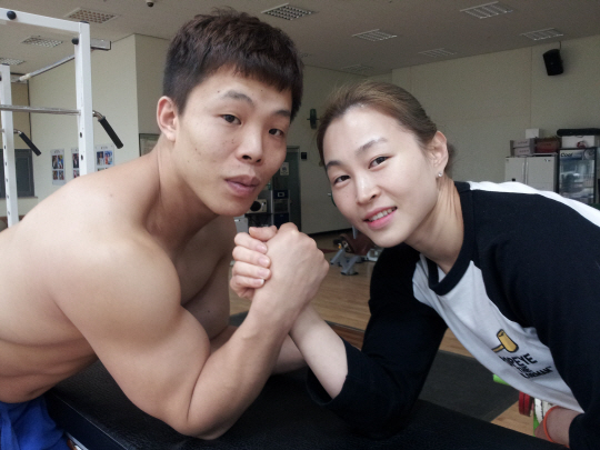 원정식(왼쪽), 윤진희는 “부부가 함께 올림픽에 출전하는 게 목표”라고 말했다.