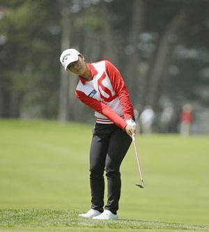 단독 선두로 나선 리디아 고(AP=연합뉴스)