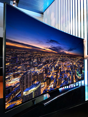 삼성전자 보급형 커브드 UHD TV.