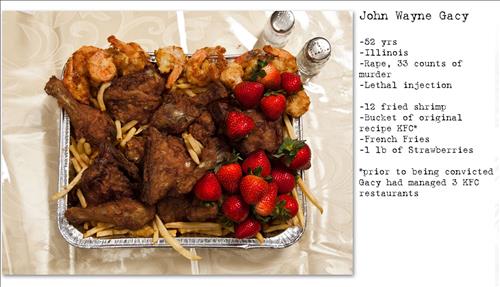 사형수의 최후의 만찬(출처 헨리 하그리브스 홈페이지)