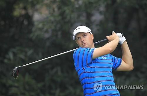 남자골프 세계랭킹 1위 조던 스피스 모습. (AP=연합뉴스 자료사진)
