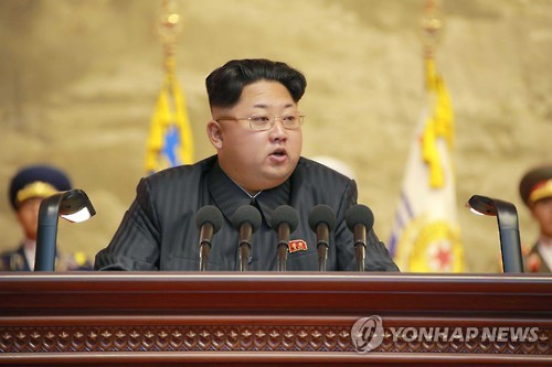 김정은 북한 국방위원회 제1위원장. (조선중앙통신=연합뉴스 자료사진)