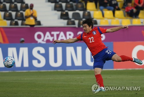 올림픽 축구대표팀의 권창훈(수원).<<연합뉴스 자료사진>>