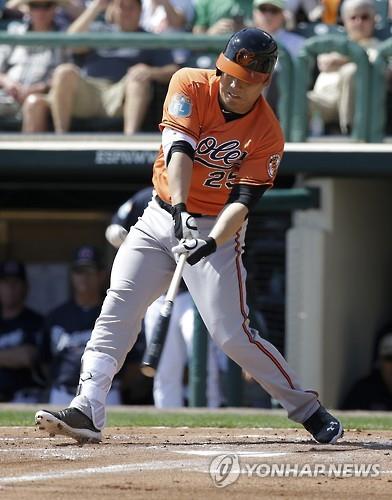 볼티모어 오리올스 외야수 김현수. [AP=연합뉴스 자료사진]