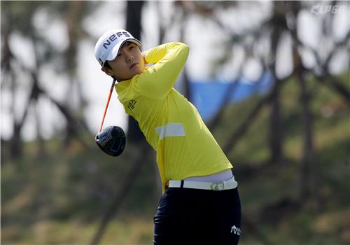 KLPGA투어 삼천리 투게더 오픈 1라운드에서 7언더파 65타를 친 박성현.(KLPGA 제공)