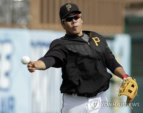 빅리그에 복귀한 피츠버그 파이리츠 내야수 강정호. [AP=연합뉴스 자료사진]