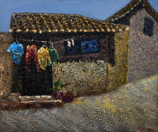 최종경, The material painting- 추억, 72.7×60.6㎝, 캔버스 위에 오일, 2015