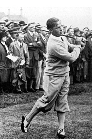 타의 추종을 불허하는 정석 스윙으로 골프 레전드로 불렸던 보비 존스.