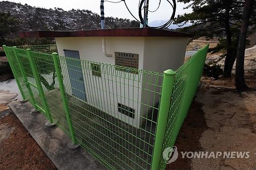 기상청의 지진관측장비. (연합뉴스 자료 사진)