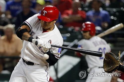 추신수의 부상 순간. [AP=연합뉴스]