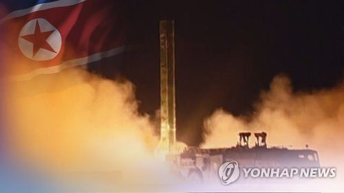 북한 무수단 미사일 발사(CG)[연합뉴스TV 제공]