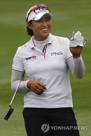 1라운드 선두에 나선 양희영.