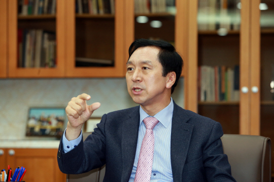 <임기중반 단체장 연속 인터뷰>김기현 “造船·자동차에 ICT 결합… 산업구조 바꿔 위기 넘을 것”