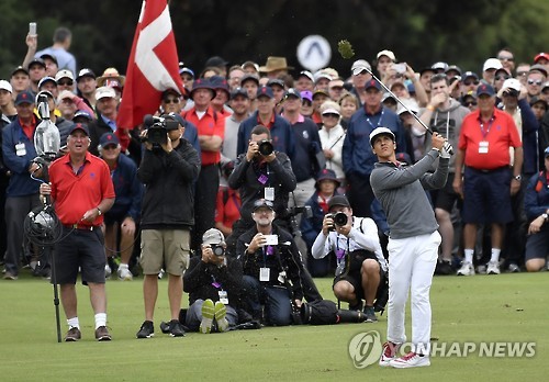 토르비외른 올레센의 경기 모습. [AP=연합뉴스]