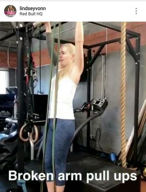 린지 본의 인스타그램 영상