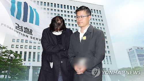 최순실씨와 정호성 전 비서관 [연합뉴스TV 제공]