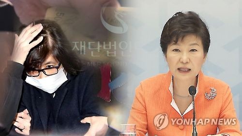 최순실과 박근혜 대통령 [연합뉴스TV 제공]