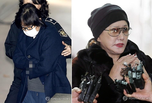 비선실세 최순실 씨(왼쪽)와, 무기 로비스트 린다 김(본명 김귀옥·64)씨[연합뉴스=자료사진]