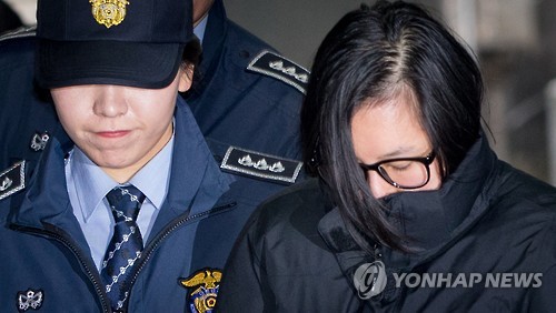 비선실세 최순실씨 조카 장시호씨