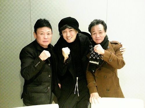유명우와 김장훈, 장정구(왼쪽부터)[공연세상, 버팔로프로모션 제공]