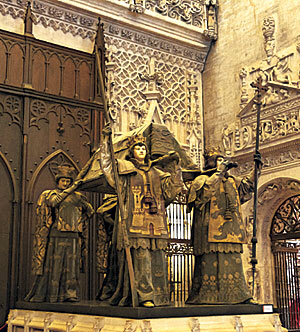 스페인 세비야 대성당 내 콜럼버스의 관.   사진= Paul Hermans 제공