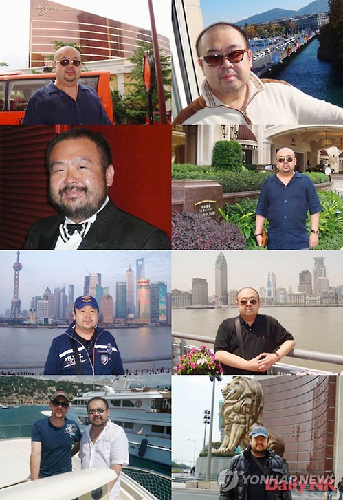 북한 김정은 노동당 위원장의 이복형 김정남이 현지시간 13일 오전 말레이시아에서 피살됐다고 정부 소식통이 14일 밝혔다. 교도통신이 2012년 보도한 김정남 사진. 데일리NK는 “김정일의 손자로 추정되는 ‘김한솔’의 친한 지인으로 알려진 ‘김철(Kim chol)’의 페이스북에 올라온 김정남 미공개 사진”이라고 밝혔다. .2017.2.15 [연합뉴스 자료사진]