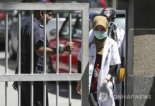김정남 부검 병원 (AP=연합뉴스 자료사진)