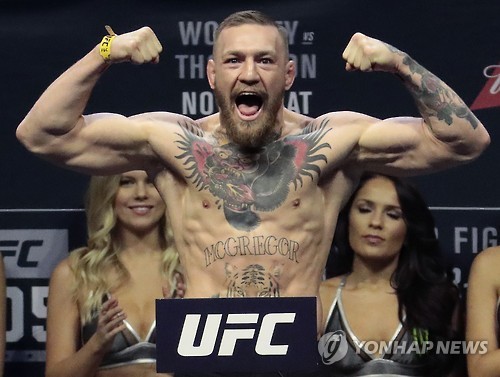 UFC 최고의 스타 코너 맥그리거. [AP=연합뉴스]