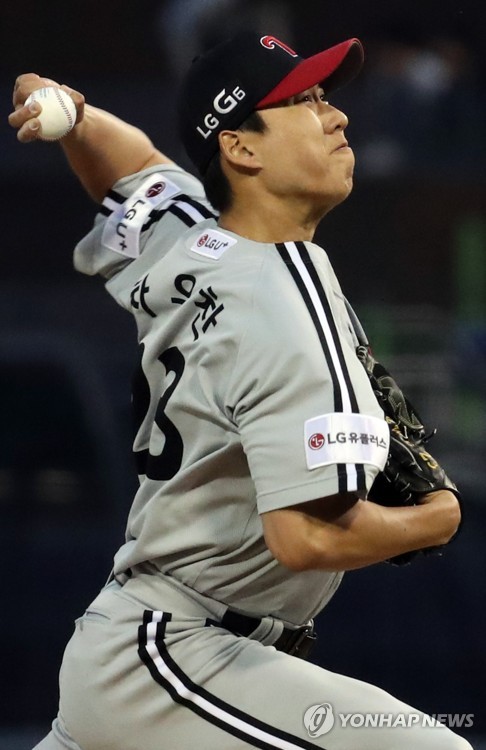 LG 차우찬. [연합뉴스 자료사진]