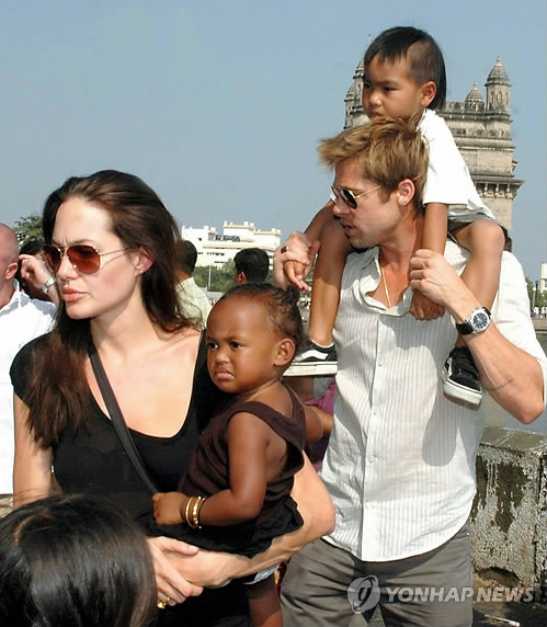 졸리와 피트 커플, 자녀들