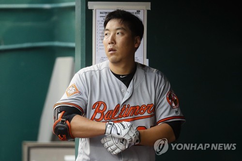 볼티모어 김현수. [AP=연합뉴스 자료 사진]