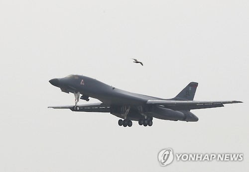 B-1B 전략폭격기[연합뉴스 자료사진]