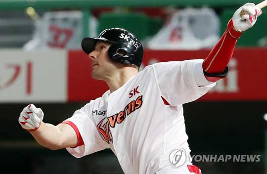 SK 와이번스 외국인 타자 제이미 로맥. [연합뉴스 자료사진]