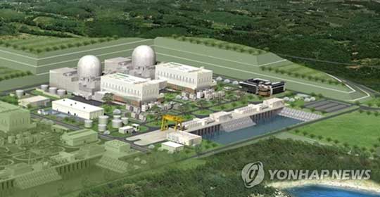 신고리 5·6호기 건설 조감도 [한국수력원자력 제공=연합뉴스]