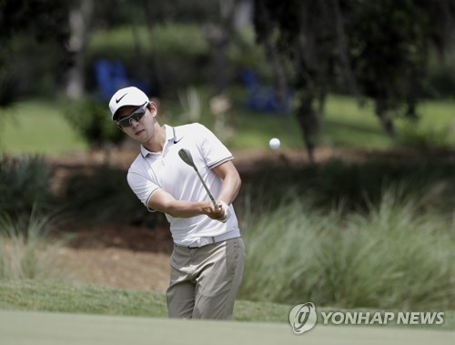 노승열 샷 모습. [AP=연합뉴스 자료사진]