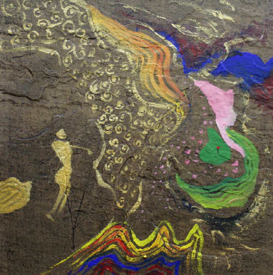 골프는 과학적이면서도 철학적이다. 자기 내면에 가진 철학에 따라 호불호가 결정되기 때문이다. 2017년 작.  김영화 화백